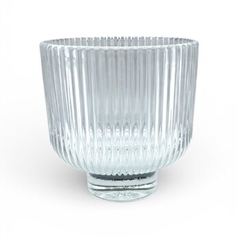 świecznik ryflowany na tealight