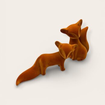lis ceramiczna figurka