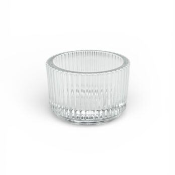świecznik na tealight mini ryflowany