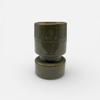 świecznik ceramiczny zieleń