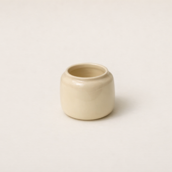 doniczka ceramiczna beżowa