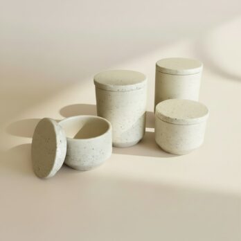 pojemniki ceramiczne komplet
